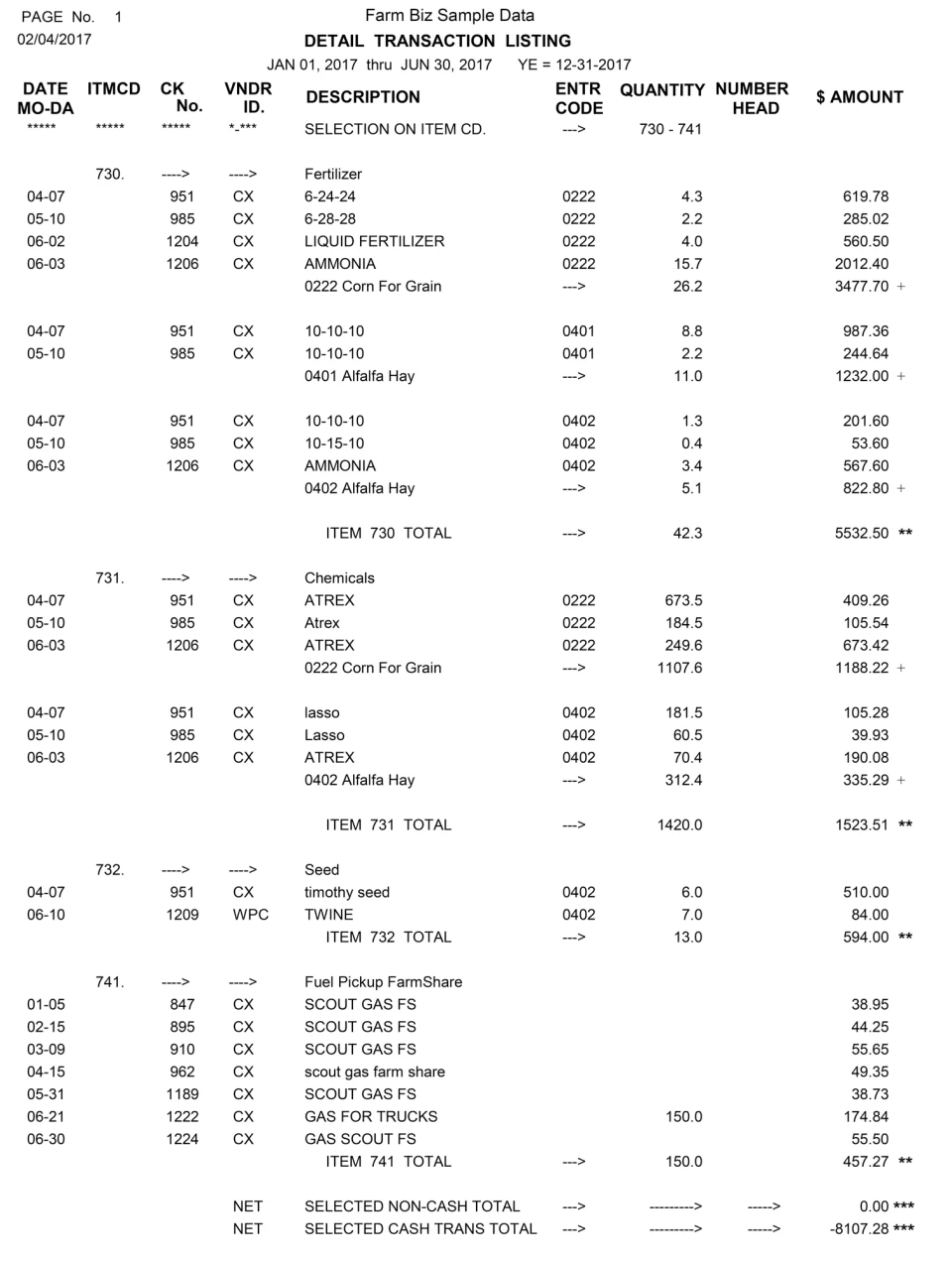 screenshot of Farm Biz